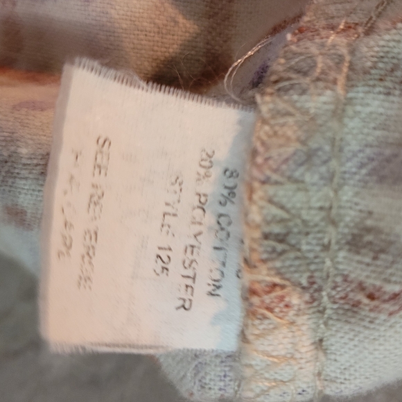 Haband Flannel Short-sleeve Button-down Men's Size XL Bei… - Picture 7 of 7